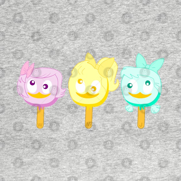 DuckTales Webby April May June  Sisters ice cream by CoreyUnlimited